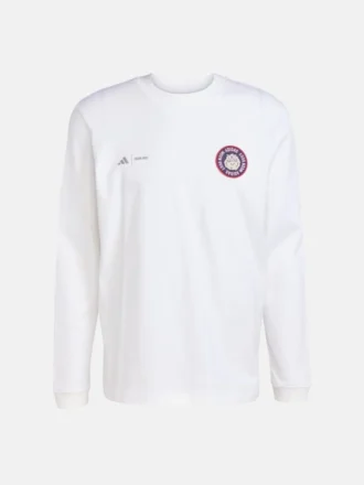 Adidas X Moon Boot wit T-shirt met lange mouwen Adidas X Moon Boot wit T-shirt met lange mouwen