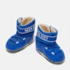 Crib elektrisch blauwe nylon laarzen Crib elektrisch blauwe nylon laarzen