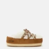Evx bruine Mules van schapenvacht Evx bruine Mules van schapenvacht
