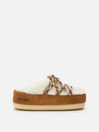 Evx bruine Mules van schapenvacht
