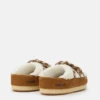 Evx bruine Mules van schapenvacht Evx bruine Mules van schapenvacht