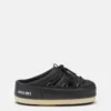 Evx zwarte nylon Mules Evx zwarte nylon Mules