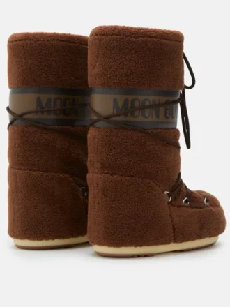 Icon bruine fleece laarzen