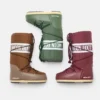 Icon bordeauxrode nylon laarzen
