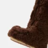 Icon donkerbruine Curly Extra-laarzen