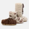 Icon Low Cow Print Curly-laarzen