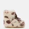 Icon Low Cow Print Curly-laarzen
