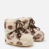 Icon Low Cow Print Curly-laarzen