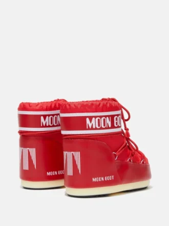 Icon Low rode nylon laarzen