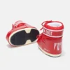 Icon Low rode nylon laarzen