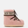 Icon Low roze fleece laarzen