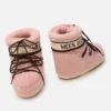 Icon Low roze fleece laarzen