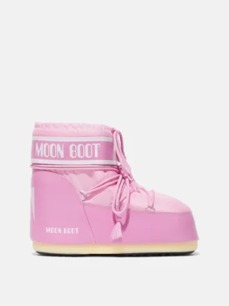 Icon Low roze nylon laarzen
