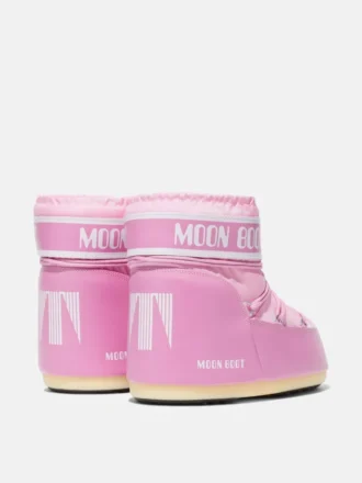 Icon Low roze nylon laarzen