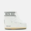 Icon Low witte nylon enkellaarzen