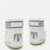 Icon Low witte nylon enkellaarzen