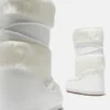 Icon witte laarzen van imitatiebont