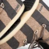 Jacquemus + Moon Boot Icon Low beige gestreepte vilten laarzen