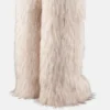 Jacquemus + Moon Boot Icon Yeti hoge witte laarzen van imitatiebont