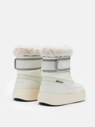 Junior Park Strap crèmekleurige laarzen