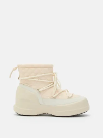 Mezzaluna Mid crèmekleurige gewatteerde laarzen