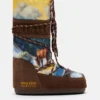 Moon Boot X Guest in Residence Icon High Postcard Cocoa-laarzen