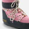 Moon Boot X Guest in Residence Icon Low grijze en roze suède laarzen met kralen