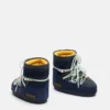 Moon Boot X Guest in Residence Icon Low Midnight & Grey suède laarzen met kralen