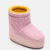 Moon Boot X Guest in Residence Icon Low No Lace Rose gebreide laarzen