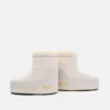 Moon Boot X Guest in Residence Icon Low No Lace White Sand gebreide laarzen