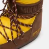 Moon Boot X Guest in Residence Icon Low nylon laarzen in zonnebloemgeel en cacao