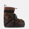 Moon Boot X Moncler Grenoble Icon Low mokkabruine enkellaarzen