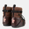 Moon Boot X Moncler Grenoble Icon Low mokkabruine enkellaarzen