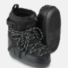 Moon Boot X Moncler Grenoble Icon Low zwarte enkellaarzen