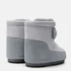 Moon Boot X Vandythepink® Icon Strap grijze suède laarzen