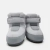 Moon Boot X Vandythepink® Icon Strap grijze suède laarzen