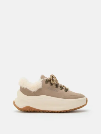Moon247 City beige schapenvacht Sneakers
