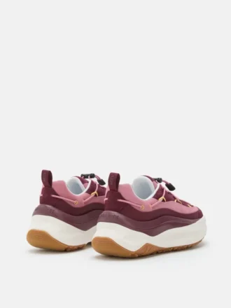 Moon247 Xlace bordeauxrode & roze Sneakers
