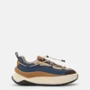 Moon247 Xlace marineblauwe & bruine Sneakers Moon247 Xlace marineblauwe & bruine Sneakers