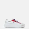 Moonlight witte, blauwe en rode Sneakers Moonlight witte, blauwe en rode Sneakers