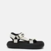 Super Sandal Zwart & Wit Super Sandal Zwart & Wit