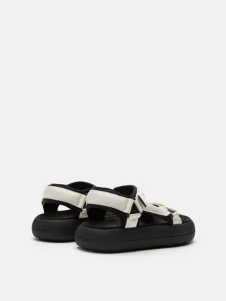 Super Sandal Zwart & Wit Super Sandal Zwart & Wit