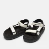 Super Sandal Zwart & Wit Super Sandal Zwart & Wit
