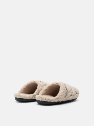 Teddy-pantoffel Beige Teddy-pantoffel Beige